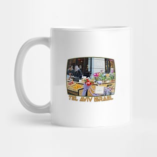 Israel, Tel Aviv. Sarona Juice Stand Mug